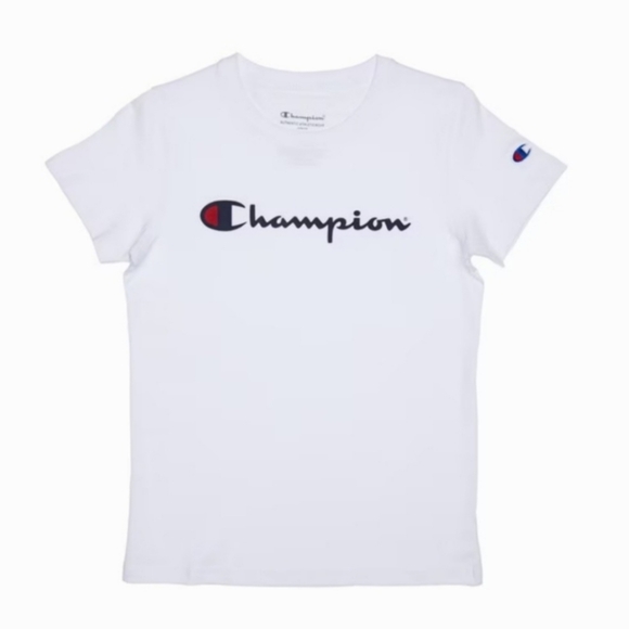 Champion Junior Script Short Sleeve Tee - Picture 2 of 5